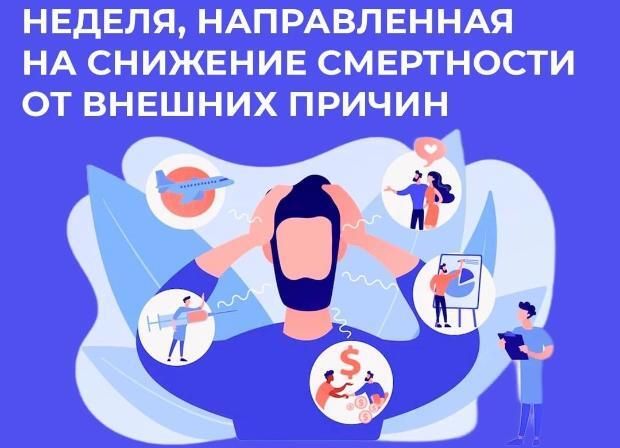 Неделя, направленная на снижение смертности от внешних причин. Неделя, направленная на снижение смертности от внешних причин.